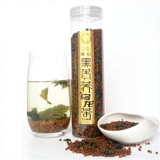 美食地图 全胚黑苦荞乌龙茶(200克)