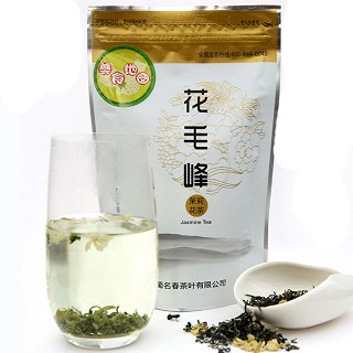 美食地图 春茶花毛峰 150克(蜀名春)