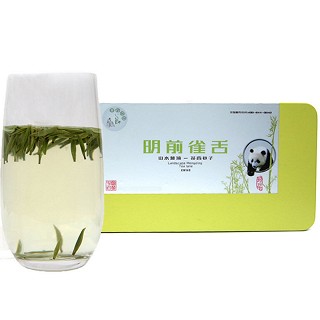 美食地图 明前雀舌 四川蒙山茶叶 200克装(蜀名春)