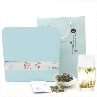 美食地图 巷子飘雪 特产茉莉花茶(132克)