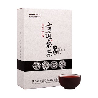 麦粒香 古道秦茶 金花茯砖黑茶(西乡县巴山荞园)
