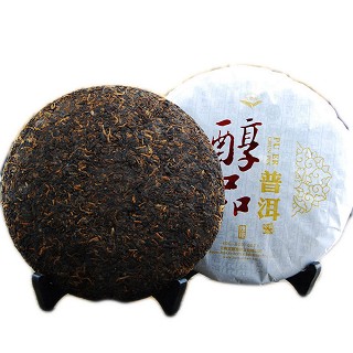 吉顺号 醇品普洱熟茶饼 307克装(吉顺号)