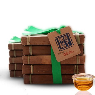 吉顺号 云南普洱茶砖(坝糯藤条)