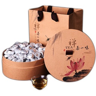 吉顺号 普洱生茶 迷你小沱茶 300克礼盒装(吉顺号)