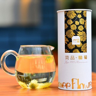简品100 胎菊 正宗桐乡杭白菊 50克装(青春塘)