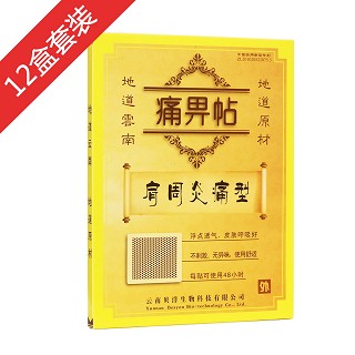 肩周炎痛型12盒装+穴位图(贝洋)