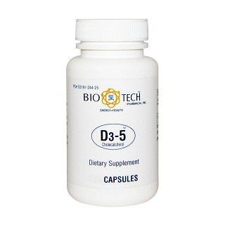 bio tech pharmacal d3-5 维生素d3胶囊(tech)