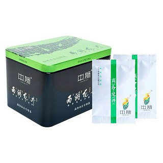 中狮 西湖龙井 二级茶 商务绿铁盒装(75g)