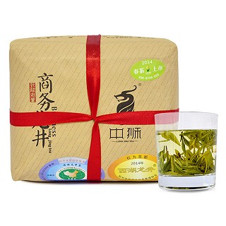 中狮 西湖龙井 佳品1200系列 传统纸包(300g)
