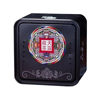 前海天露藏茶 康砖传统铁盒.老黑茶(雅安)