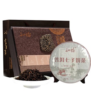 知福茶叶 普洱七子饼茶(400克)