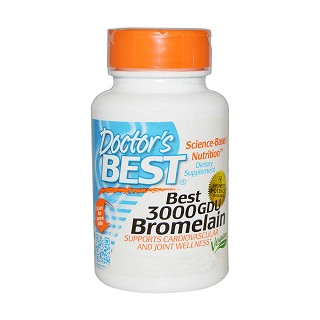 doctor's best 3000gdu菠萝蛋白酶素胶囊(doctors)