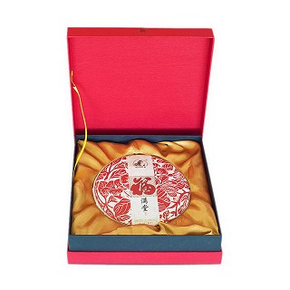 佤山映象 福满堂 宫廷普洱熟茶饼(仓源)