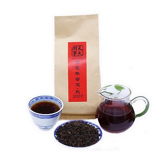 天大闲事 2007年普洱茶熟茶 九年陈老茶(茶马)