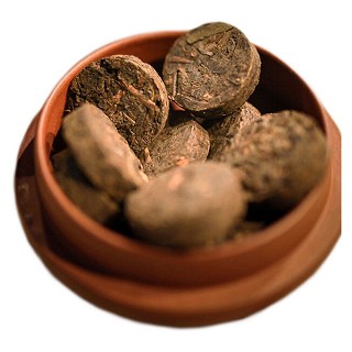 天和珍宝 四川雅安小圆饼藏茶(天和)