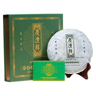 茗纳百川 庆沣祥普洱茶 高山生态青饼(凤庆大摆田茶厂)