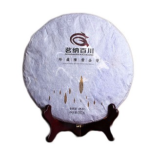 茗纳百川 珍藏陈香金芽饼 云南普洱古树茶(凤庆大摆田茶厂)
