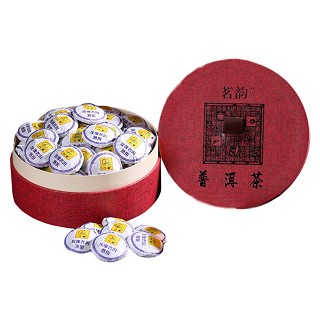 九雁 重瓣玫瑰花普洱熟茶(雁道)