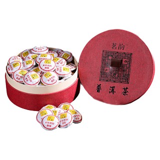 九雁 高香小沱茶 原味金芽普洱熟茶(雁道)