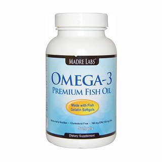 madre labs omega-3精制鱼油软胶囊(madre labs生物)