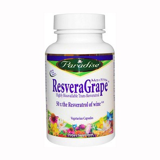 paradise herbs med vita 白藜芦醇葡萄素食胶囊(paradise)