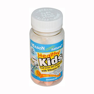 mason vitamins 富含维生素d 鱼肝油咀嚼片(mason)