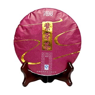 沁爱 普洱茶熟茶 紫芽茶饼(新购)