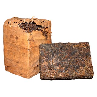 龙之青 江城老生砖 大金叶陈年普洱茶(普咖)