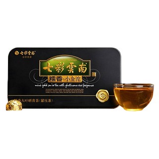 七彩云南 糯香小金沱生茶 普洱茶(昆明七彩庆沣祥)