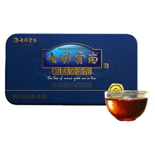 七彩云南 普洱熟茶 尚品小金沱(昆明七彩庆沣祥)