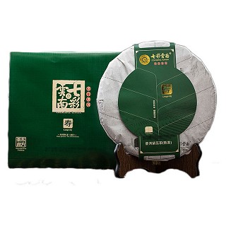七彩云南 普洱茶 普洱熟茶(寿熟饼)