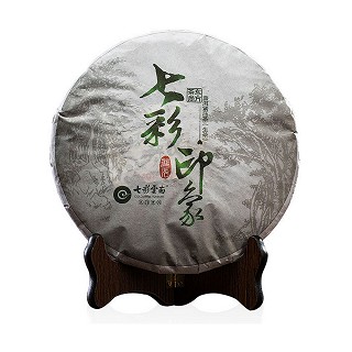 七彩云南 普洱生茶 七彩印象生茶饼(昆明七彩庆沣祥)