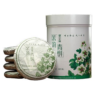 七彩云南 茉莉青饼生茶(昆明七彩庆沣祥)