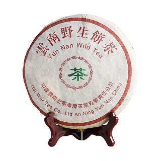 老同志 云南野生饼茶 普洱生茶 (海湾)