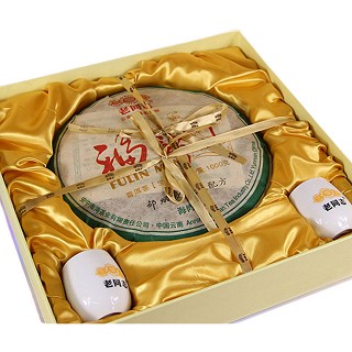 老同志 福临门 高山古味生茶饼(海湾)