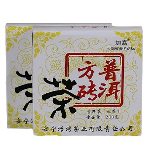 老同志 醇香茶砖 普洱生茶(海湾)