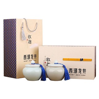 宋品 牧趣 西湖龙井(花前月下)
