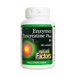 加拿大 natural factors胰酶&消化酶胶囊(nutritional)