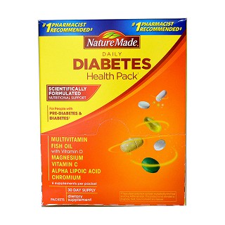 nature made daily diabetes health pack(nature)