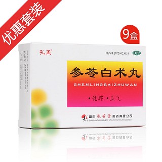 参苓白术丸9盒套餐(孔圣堂)