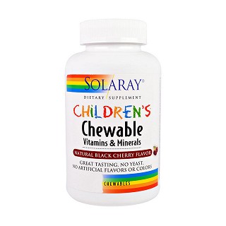 solaray 儿童维生素和矿物咀嚼片(solaray)
