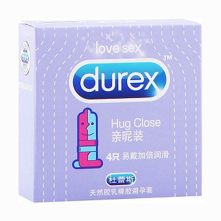 杜蕾斯天然胶乳橡胶避孕套亲昵装(伦敦杜蕾)
