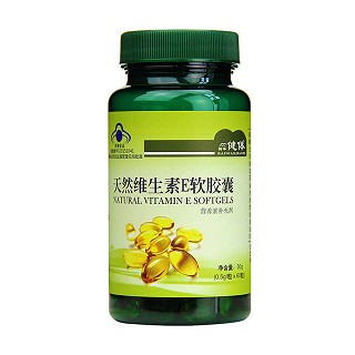 栢年健体 天然维生素e软胶囊(百合)