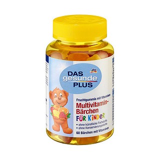 das gesunde plus 儿童复合维生素小熊糖(德国)