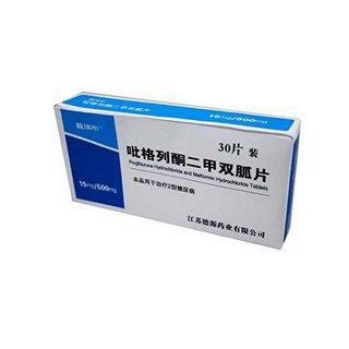 吡格列酮二甲双胍片(复瑞彤)