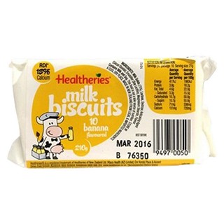 healtheries贺寿利牛奶饼干奶片香蕉味(贺寿利)