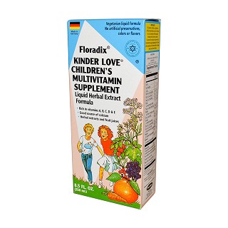 植物、floradix仁慈爱,儿童维生素补充剂(莎露)