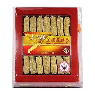 太子牌美国花旗参中短枝四号 16安士(太子行)