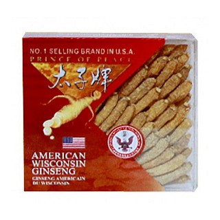 太子牌美国花旗参中短枝小号 2.5安士(太子行)