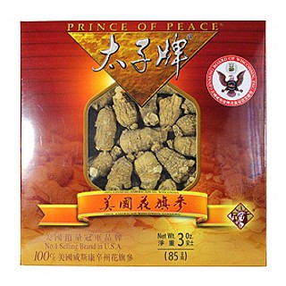 太子牌美国花旗参圆泡4号 3安士(太子行)